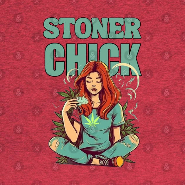 Stoner Girl Cannabis by FrogandFog